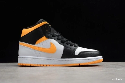 1 "ORANGE MID AIR SE WMNS BLACK" 107 CV5276 - JORDAN 1110